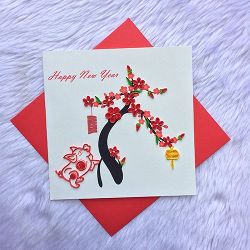 Dạy trẻ " Dạy trẻ làm bưu thiếp ngày tết "