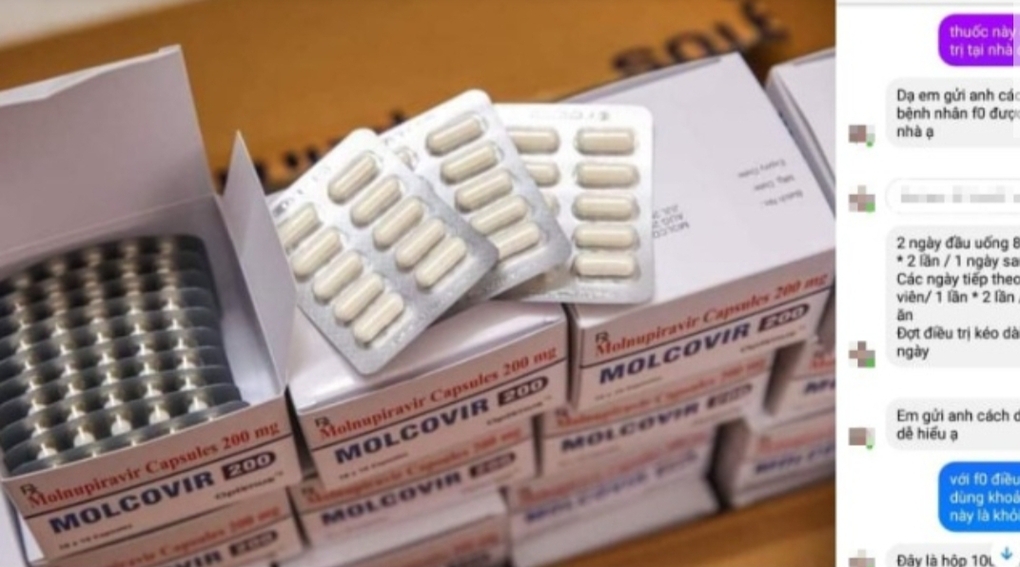 Nhiều rủi ro khi tự ý mua thuốc trị COVID-19 xách tay bán trên mạng