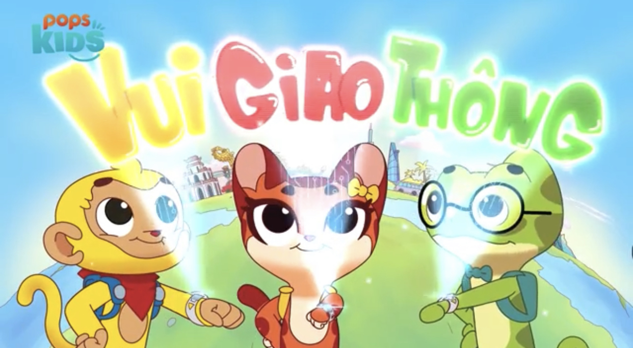 Bé vui giao thông "Những tay lái lụa, đội mũ bảo hiểm khi tham gia giao thông"