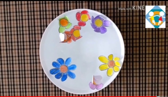 Thí nghiệm "Hoa giấy nở trong nước"