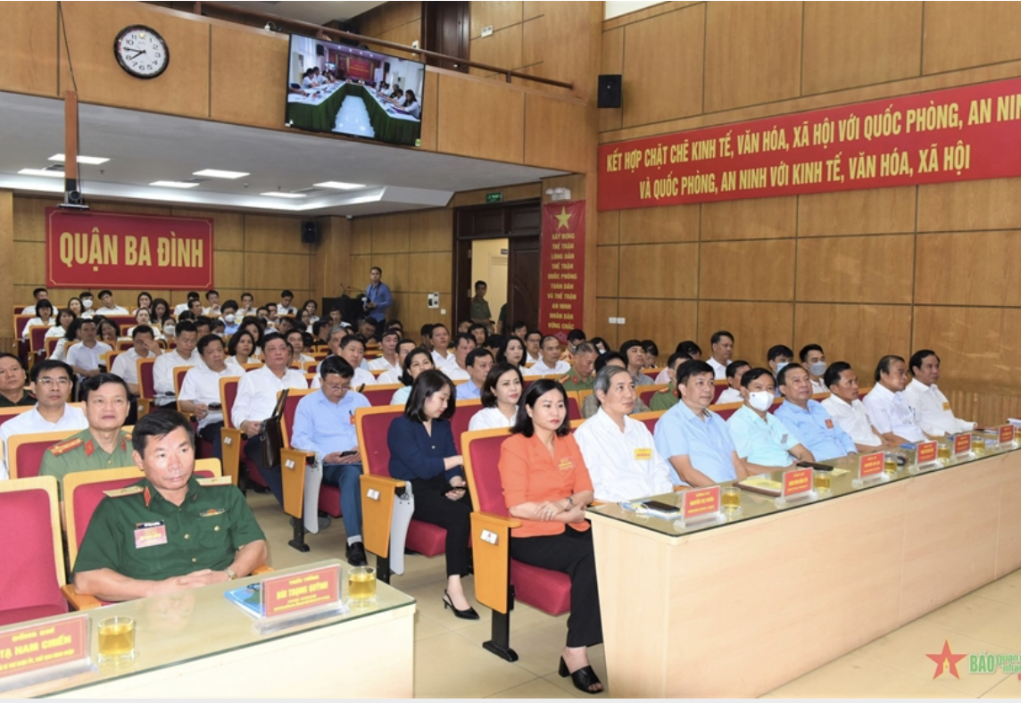 Quận Ba Đình, TP Hà Nội khai mạc diễn tập khu vực phòng thủ năm 2022