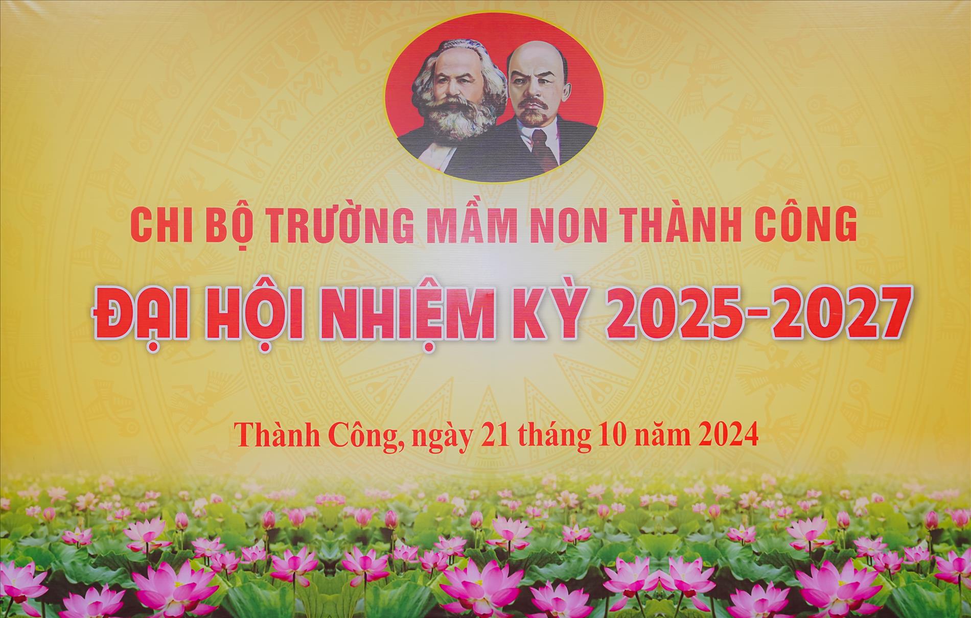 Trường mầm non Thành Công tổ chức Đại hội nhiệm kỳ 2025 - 2027 thành công tốt đẹp