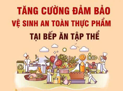 Tăng cường đảm bảo vệ sinh an toàn thực phẩm tại bếp ăn tập thể