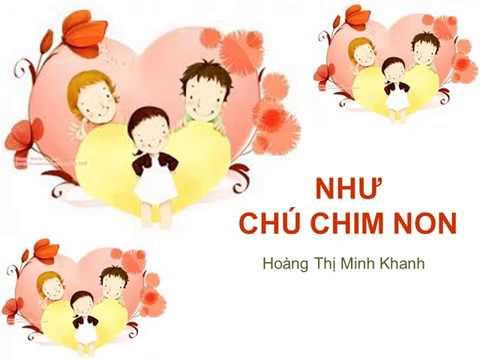 Thơ: “Như chú chim non”
