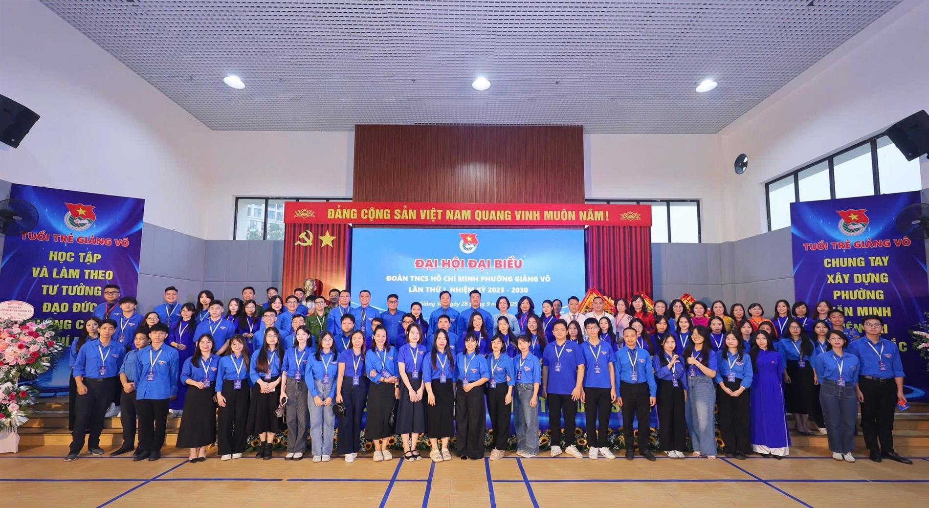 TRƯỜNG MẦM NON THÀNH CÔNG VINH DỰ THAM GIA ĐẠI HỘI ĐẠI BIỂU ĐOÀN TNCS HỒ CHÍ MINH PHƯỜNG GIẢNG VÕ LẦN THỨ I, NHIỆM KỲ 2025 – 2030