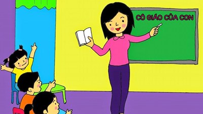 Bài thơ " Cô giáo của con" Sáng tác: Hà Quang