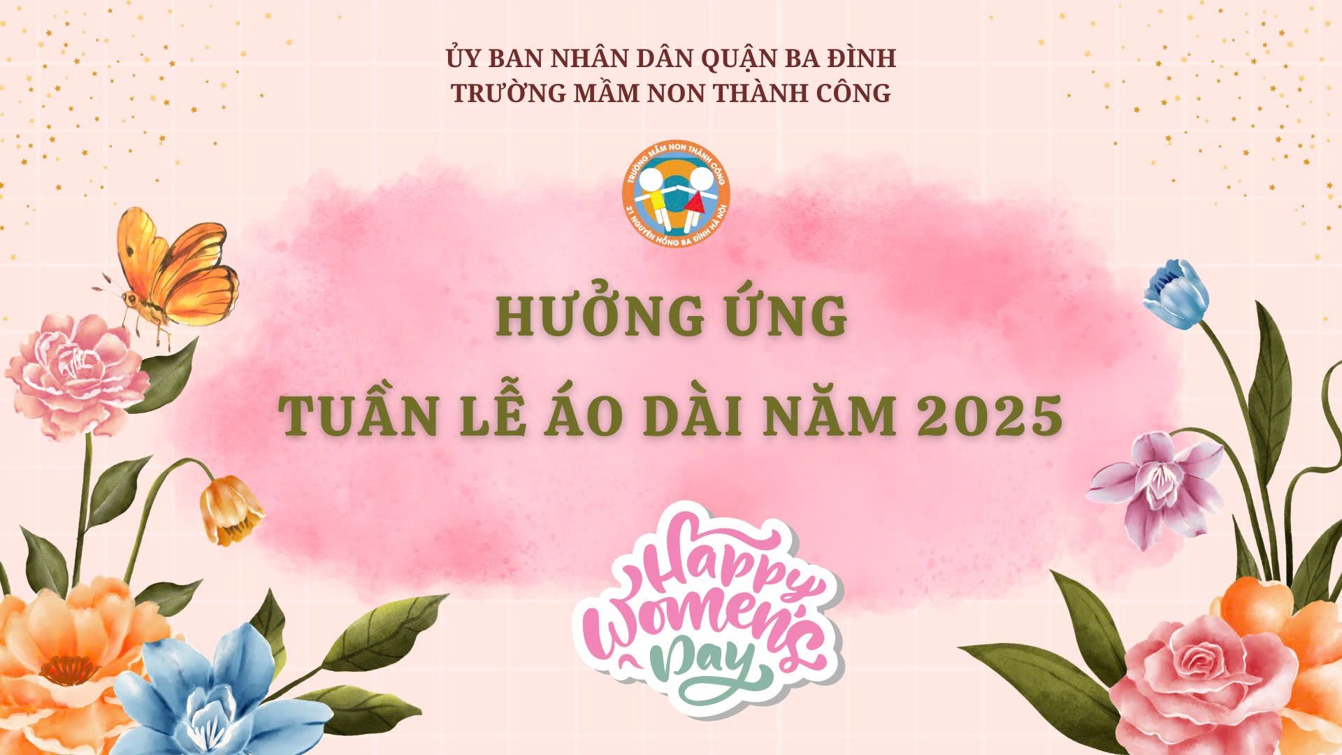 Trường Mầm non Thành Công hưởng ứng tuần lễ Áo dài 2025 - Tự hào nét đẹp Việt
