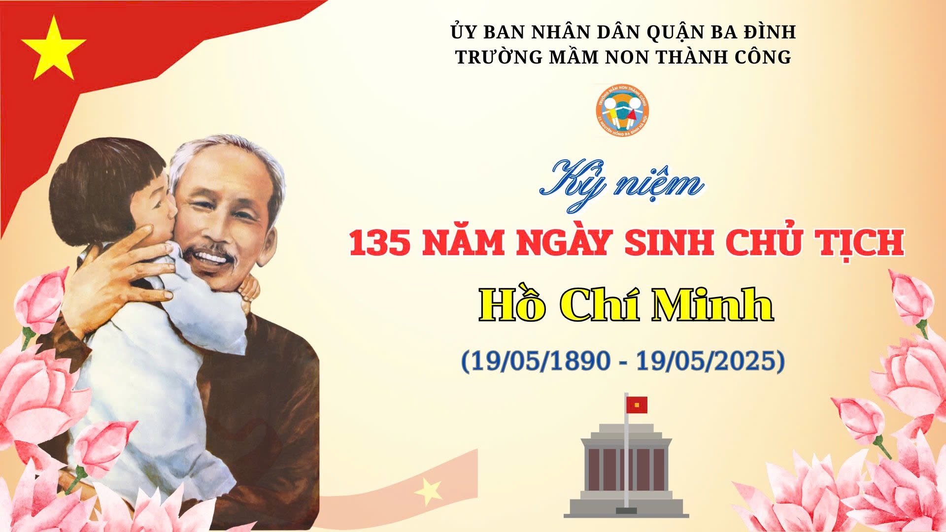 LỄ CHÀO CỜ ĐẶC BIỆT MỪNG SINH NHẬT BÁC HỒ KÍNH YÊU