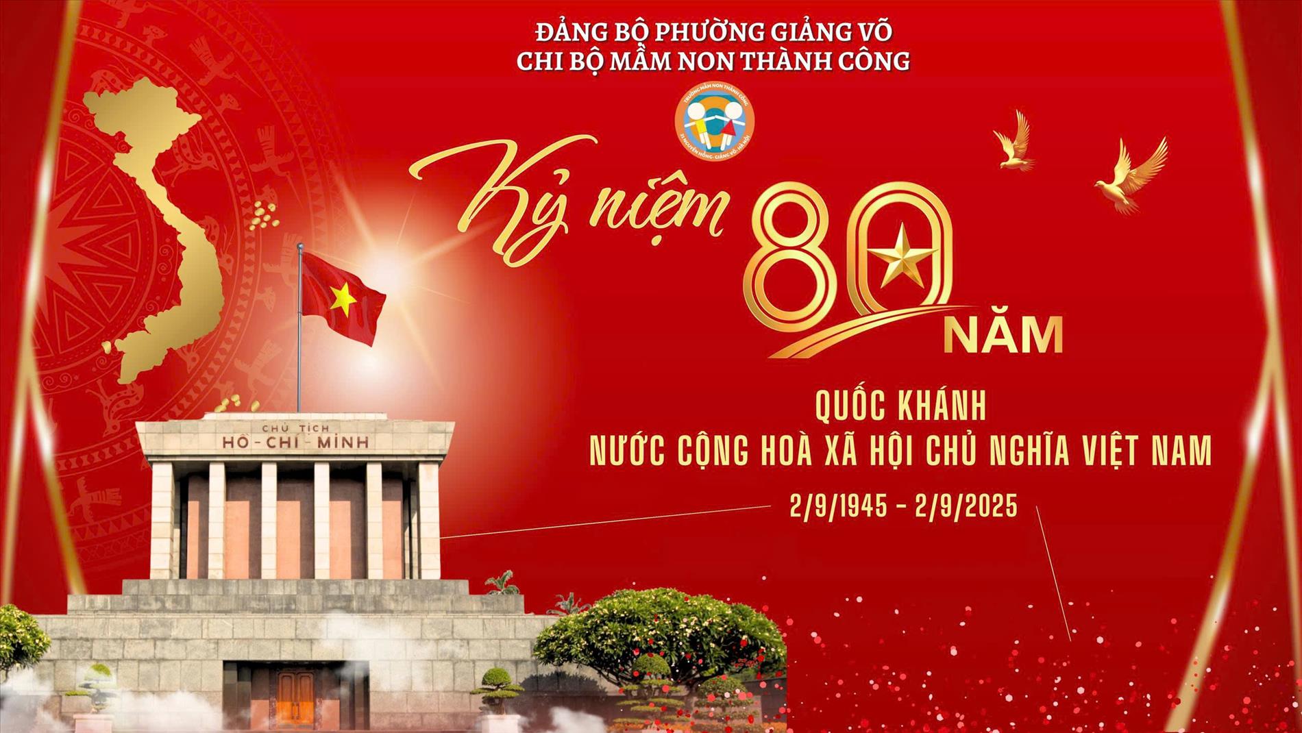 Sự kiện A80 – Niềm tự hào dân tộc. Hành trình về nguồn của Chi bộ trường Mầm non Thành Công