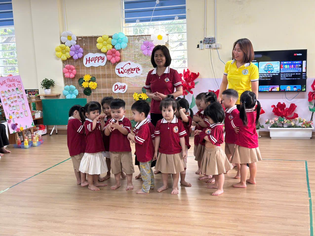 Hoạt động nhận biết màu đỏ- màu vàng