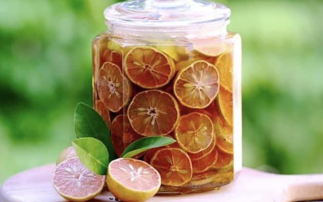 Tháng 10 nhớ ngâm chanh đào mật ong