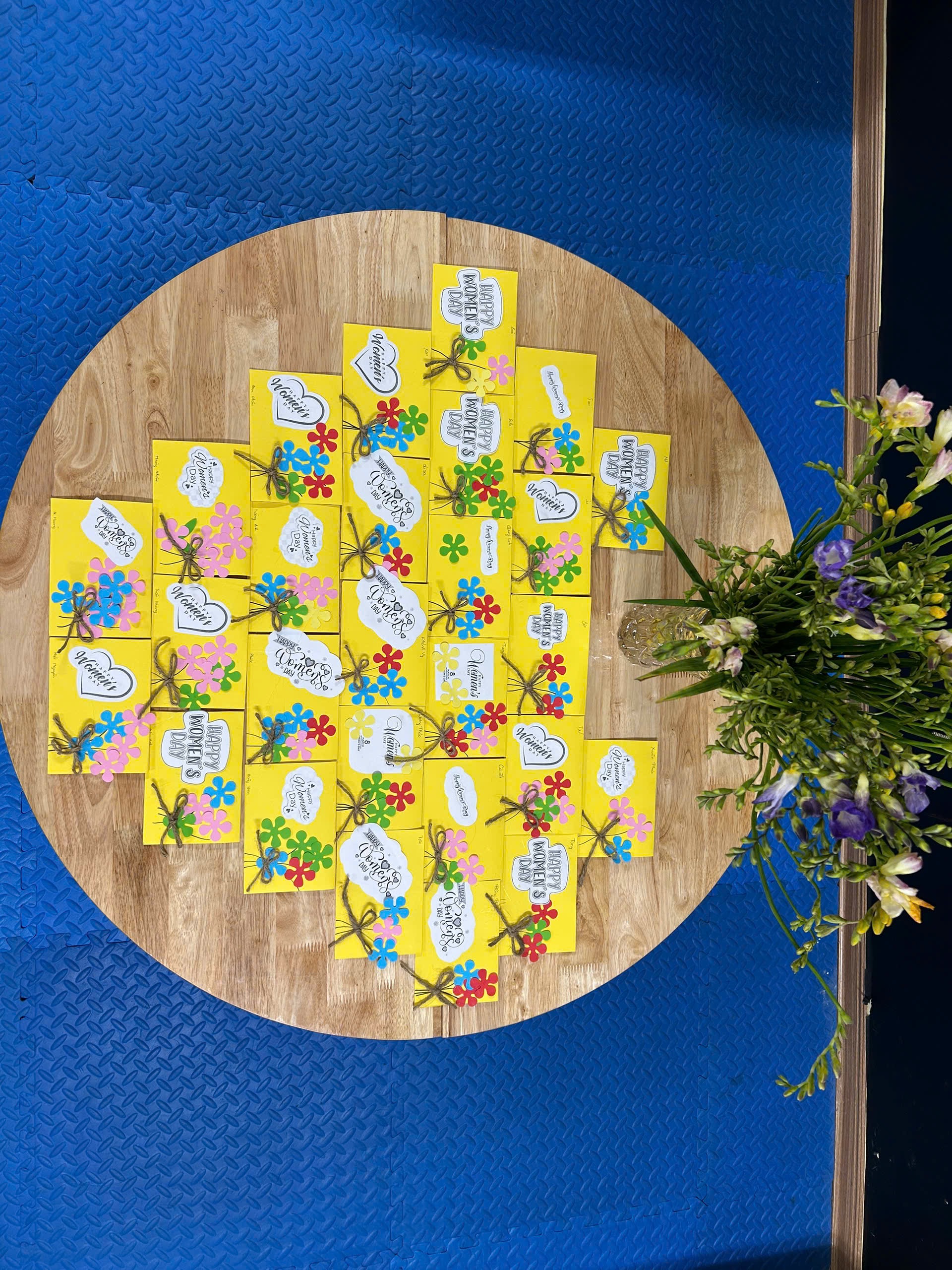 A group of yellow cards on a table

AI-generated content may be incorrect.