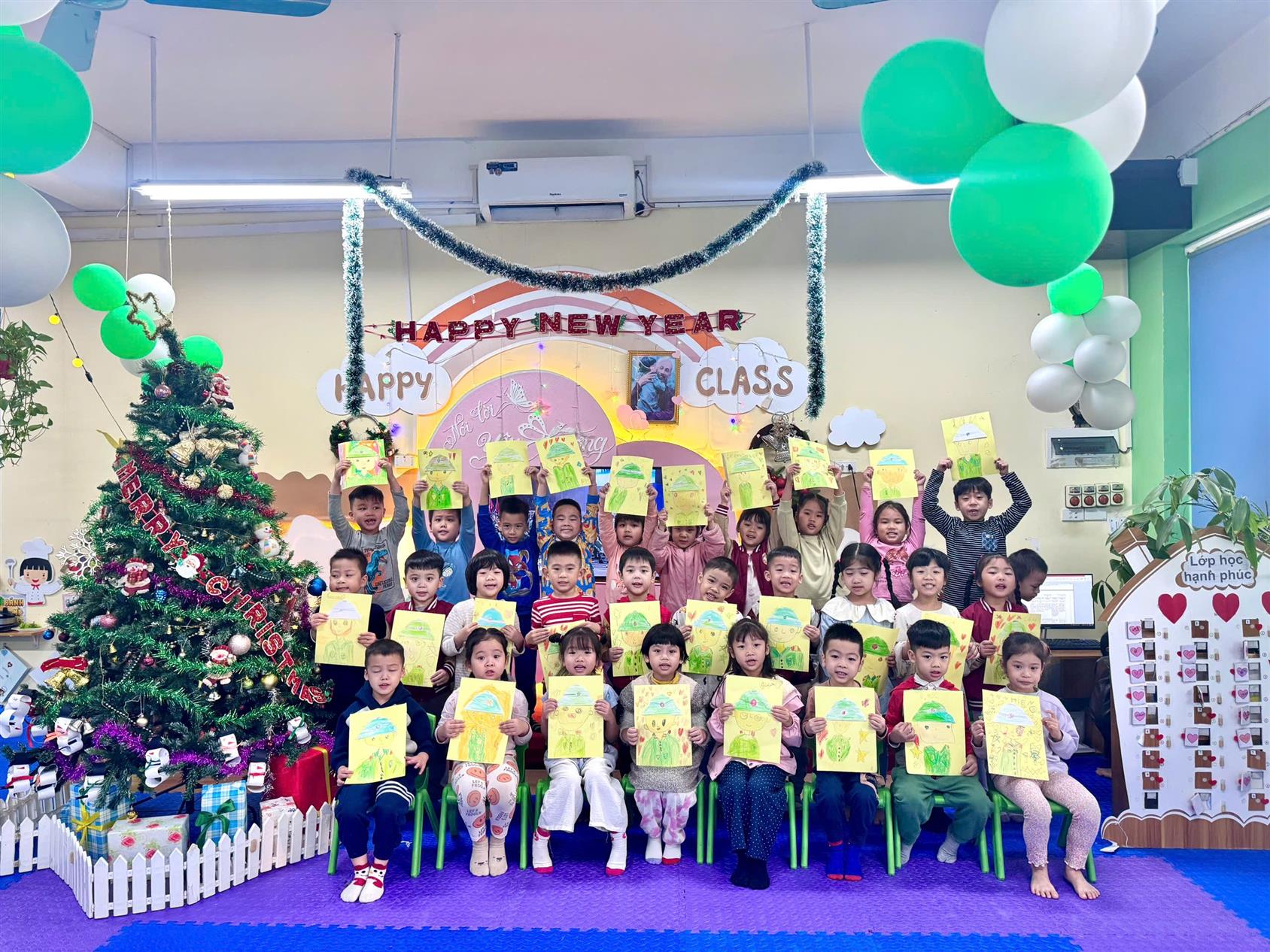 Chân dung "Chú Bộ Đội" - Món quà nhỏ mà các con lớp A4 dành tặng cho các chú bộ đội nhân ngày thành lập quân đội Nhân dân Việt Nam 22/12